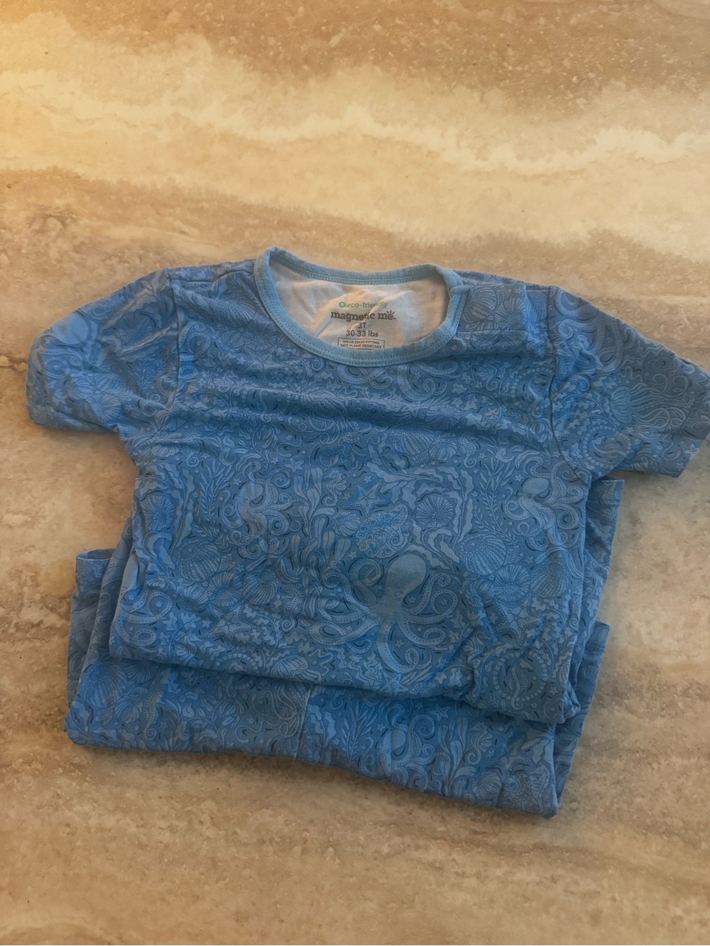 Magnetic Me Blue 2 Piece Pajama (Short Sleeve) - Seas the Day 3t